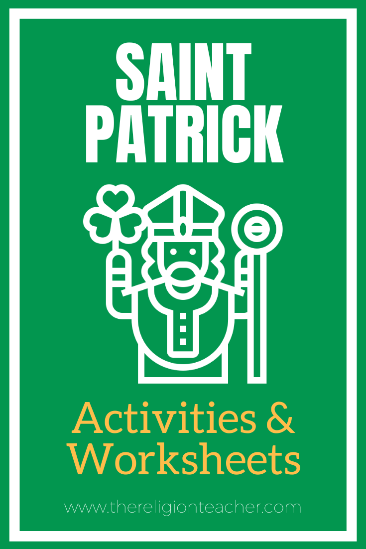 St. Patrick's Day Catholic Activities & Worksheets | The Religion Teacher | Catholic Religious Education