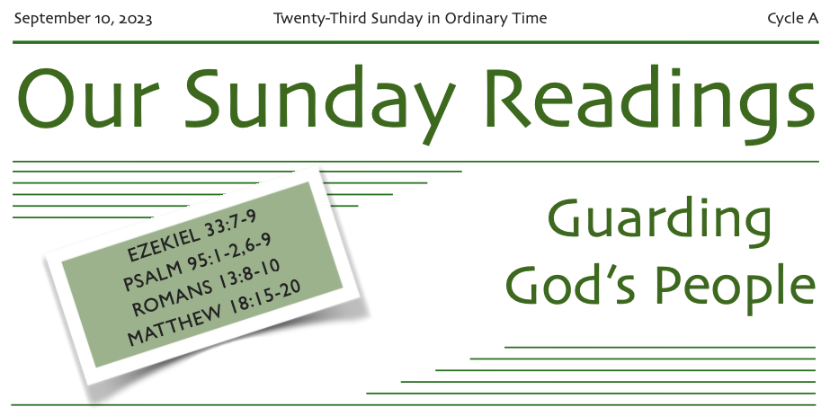 Study Guide for September 10, The 23rd Sunday in Ordinary Time