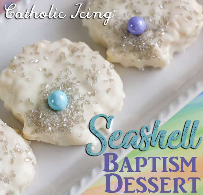 Seashell Krispie Treats (A Perfect Dessert Recipe For Baptisms)